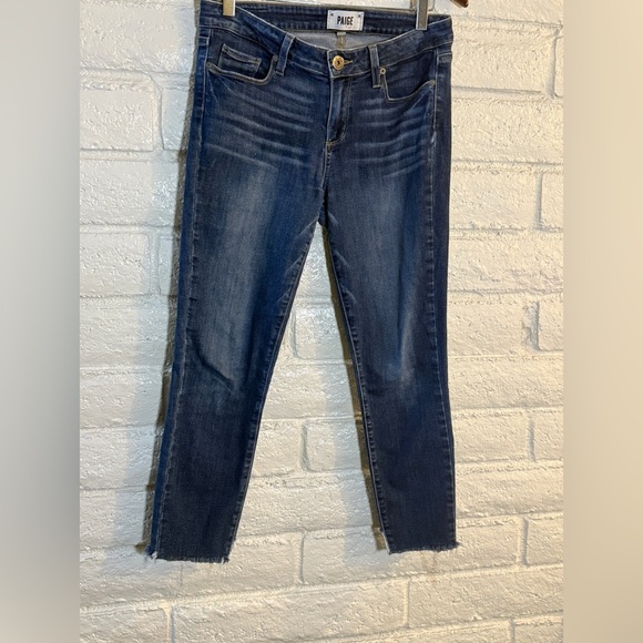 PAIGE Denim - PAIGE Verdugo Ankle Jeans Frayed Hem
